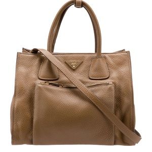 Prada Vitell Daino Twin Pocket Tote